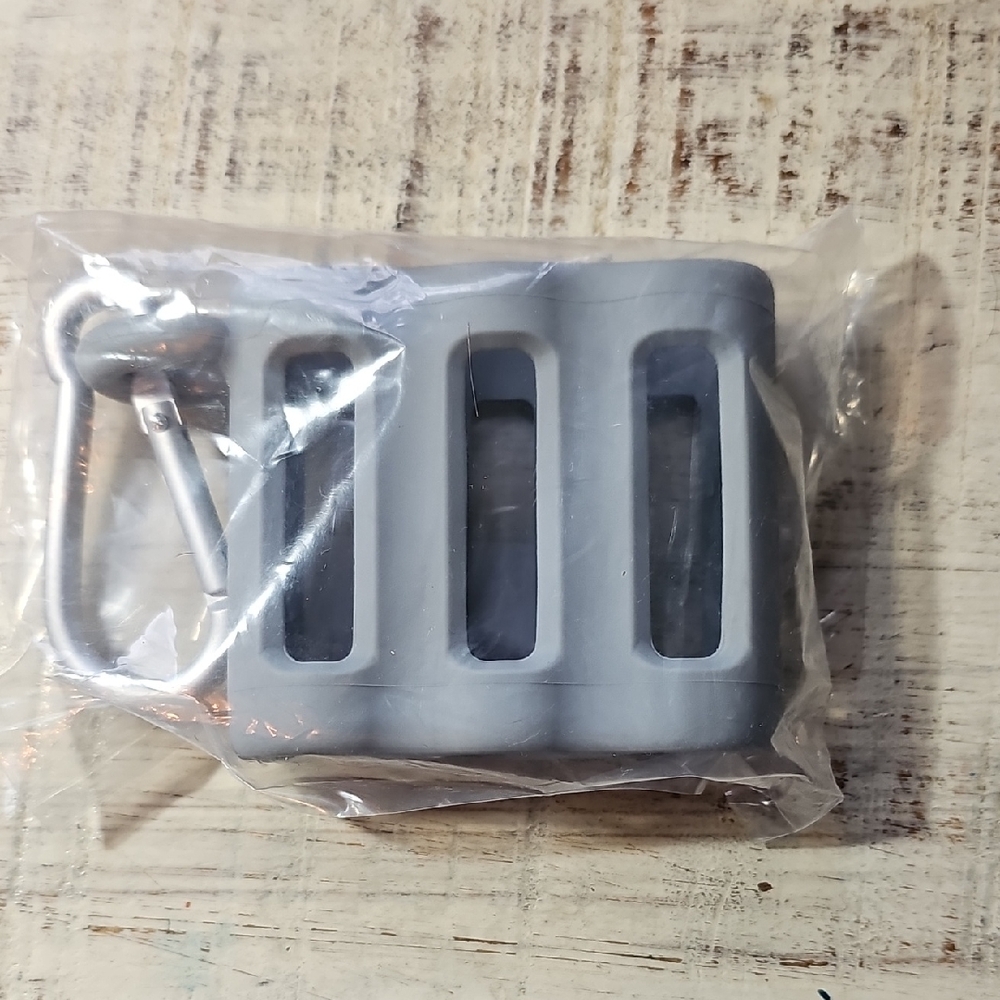 Gray Plastic Bag Holder